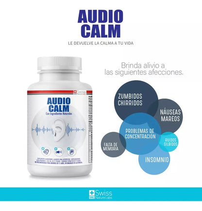 Audio Calm® : Detén el Molesto Zumbido del Tinnitus de Forma Natural.