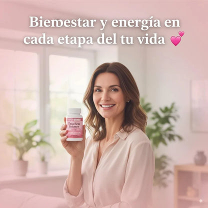 TrueFem Balance® – Equilibrio Hormonal y Bienestar Femenino (60 Cápsulas)
