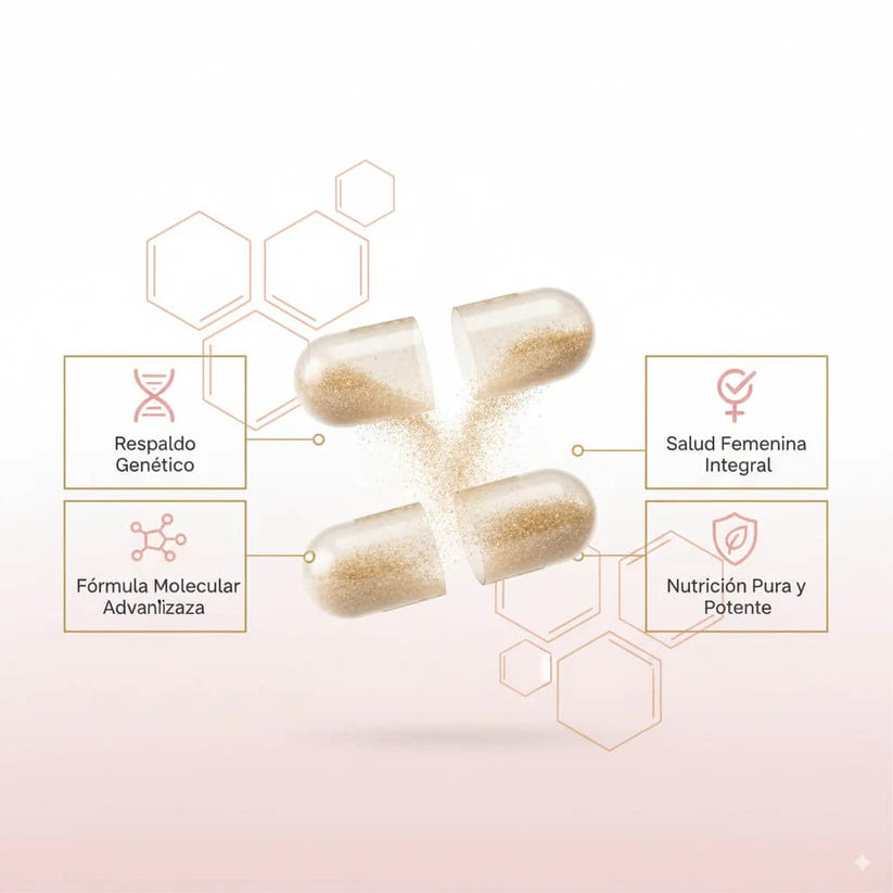 TrueFem Balance® – Equilibrio Hormonal y Bienestar Femenino (60 Cápsulas)