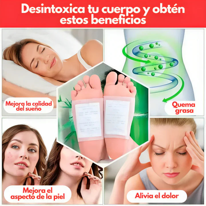 Purifica y relaja tu cuerpo mientras descansas 🌙 Kinoki Detox Natural💪🌿