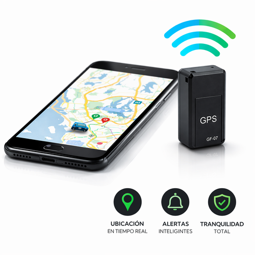 Mini GPS Inteligente GF-07 | Rastreo Preciso en Tiempo Real + Alertas