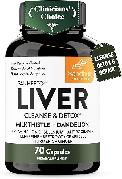 Detox Hepático 7 en 1 – Limpieza y Protección del Hígado
