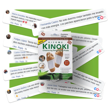 Purifica y relaja tu cuerpo mientras descansas 🌙 Kinoki Detox Natural💪🌿